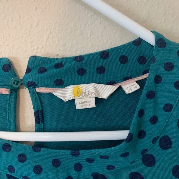 Boden Althea Polkadot, 3/4 sleeve jersey blouse - US size 16 - Picture 5 of 7